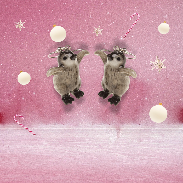 Penguin Earrings by AndMary