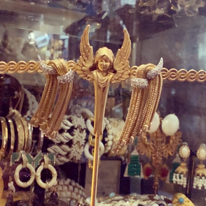 Tassel Gold Vintage earrings by Boucher - The Hirst Collection