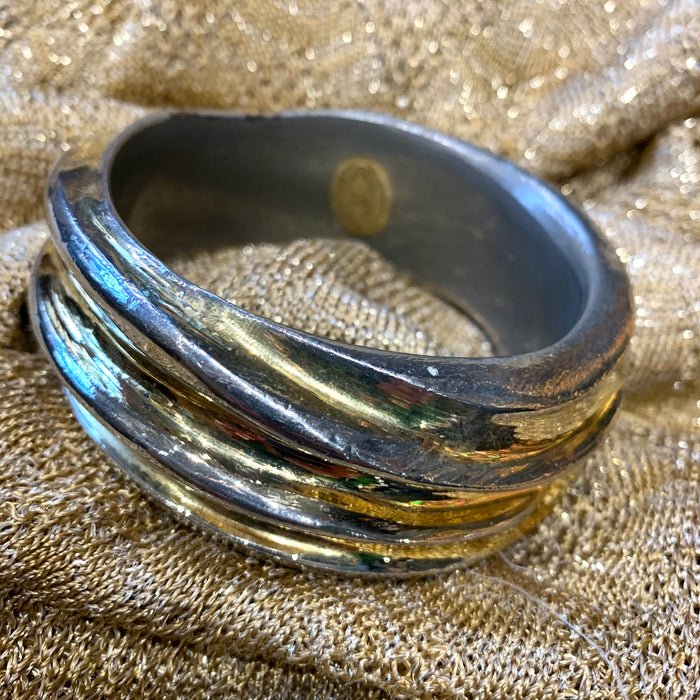 Christian Lacroix Silver and Gold Bangle - The Hirst Collection