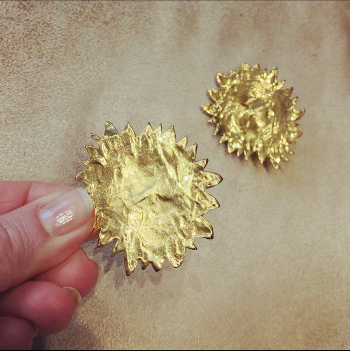 Yves Saint Laurent Gold Starburst earrings - The Hirst Collection