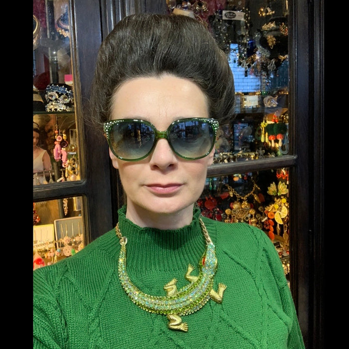 Statement Crocodile Necklace - The Hirst Collection