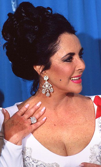 Crystal chandelier earrings Elizabeth Taylor style