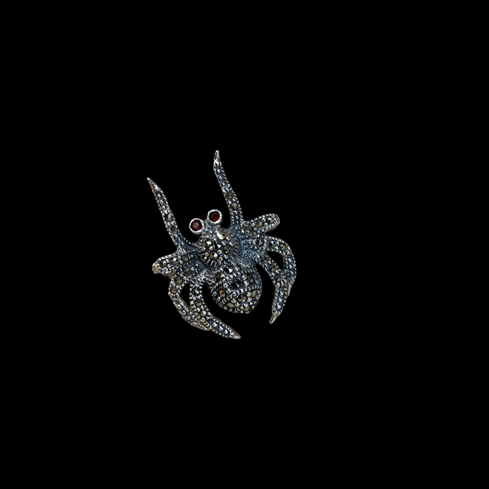 Spider Ring Silver Marcasite - The Hirst Collection