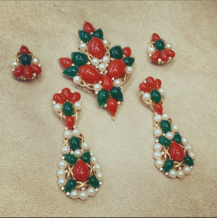 Kashmir Collection Brooch by Trifari - The Hirst Collection