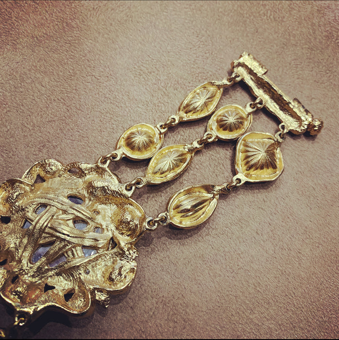 Yves Saint Laurent Blue Statement bracelet - The Hirst Collection