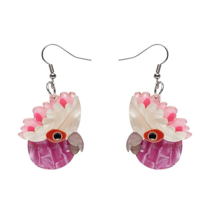 Erstwilder Pinky Promise Galah Earrings - The Hirst Collection