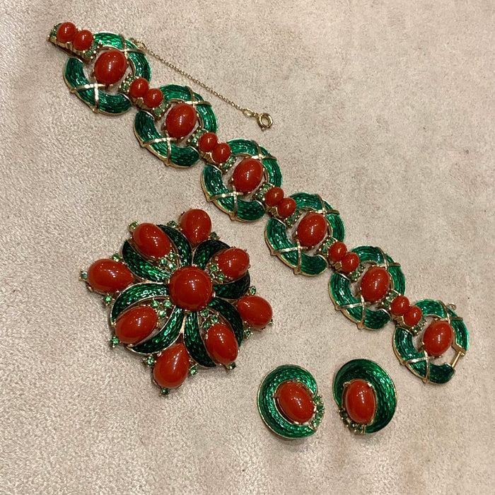 L’Orient Collection 1960s Statement Brooch by Trifari - The Hirst Collection