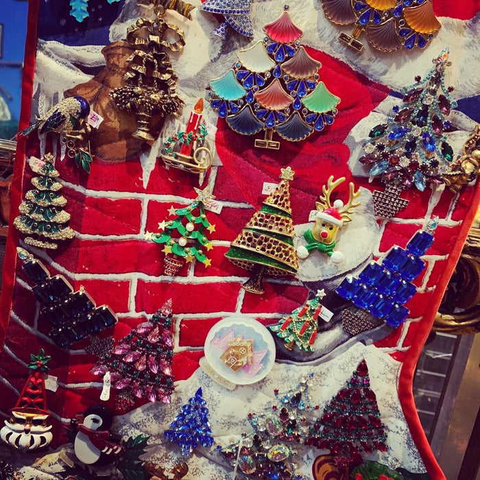 Christmas Candle Brooch by Butler and Wilson - The Hirst Collection