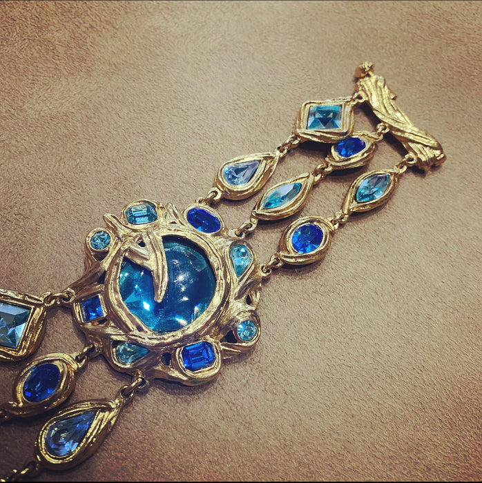 Yves Saint Laurent Blue Statement bracelet - The Hirst Collection