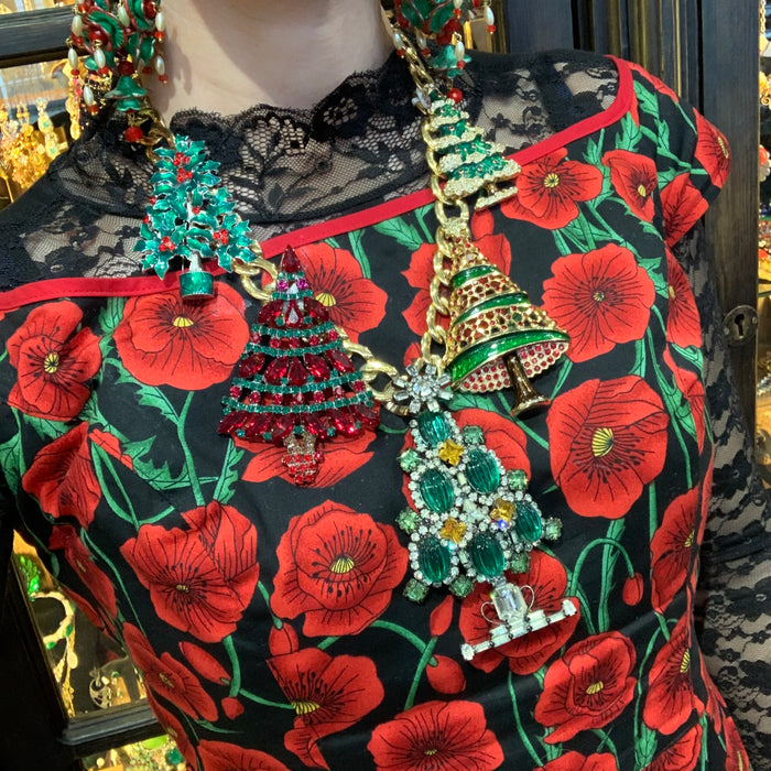 Larry Vrba Christmas Tree Brooch - The Hirst Collection