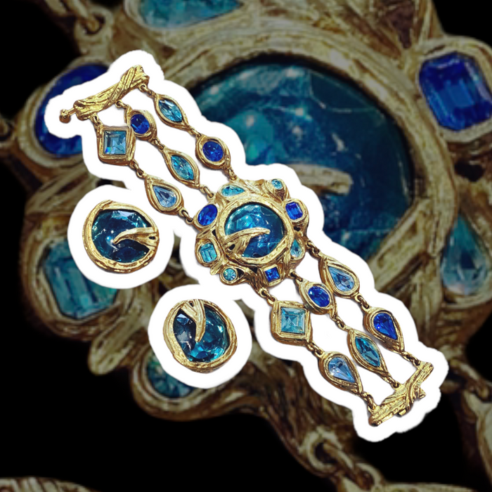 Yves Saint Laurent Blue Statement bracelet - The Hirst Collection