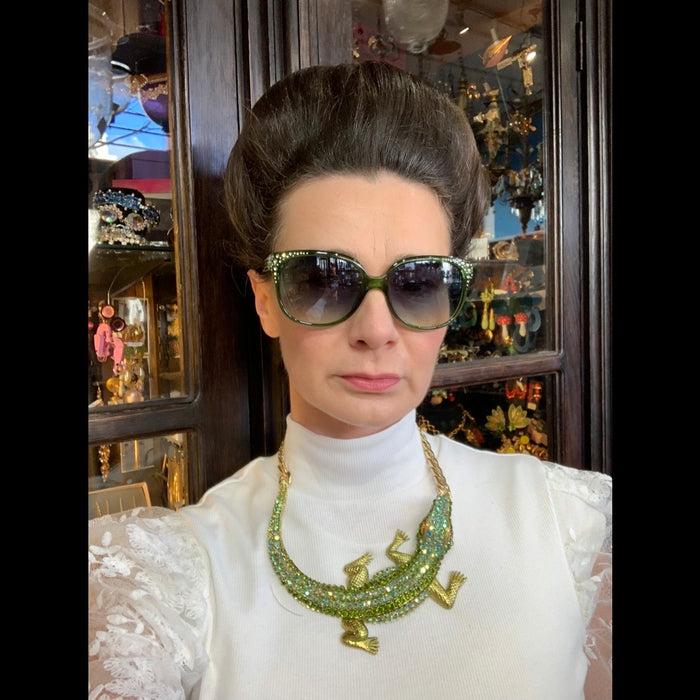 Statement Crocodile Necklace - The Hirst Collection