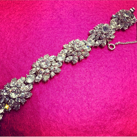Crystal Vintage bracelet by Trifari - The Hirst Collection