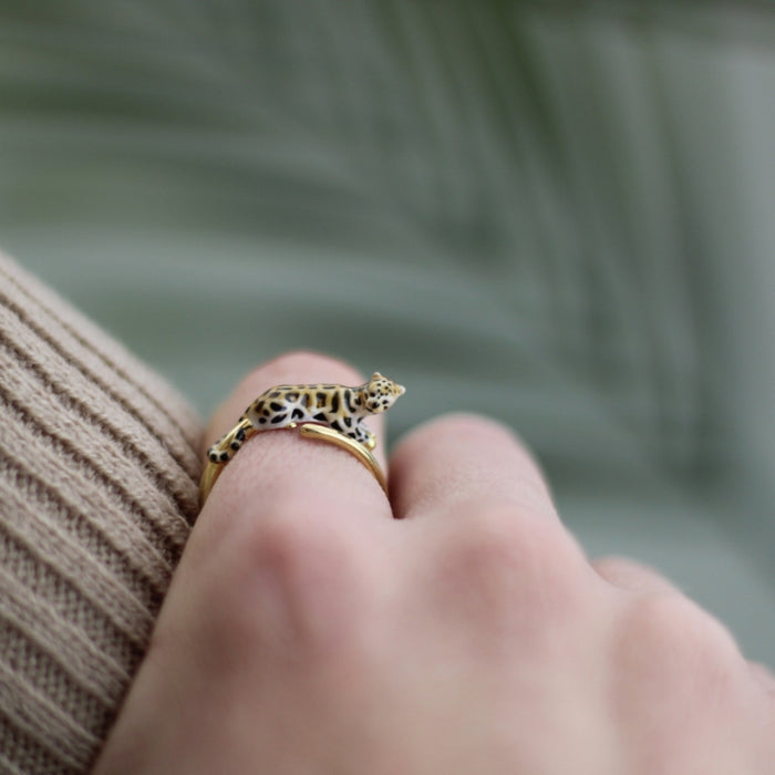 Clouded Leopard Open Ring by Bill Skinner - The Hirst Collection