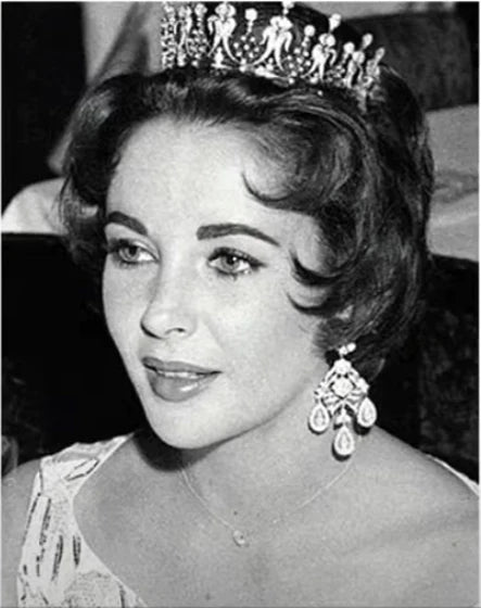 Crystal chandelier earrings Elizabeth Taylor style