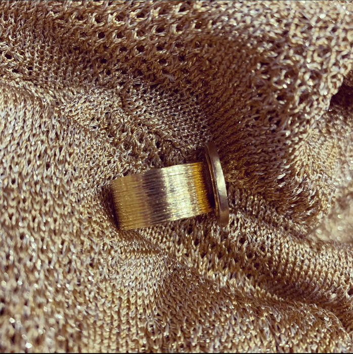 Coco Chanel Button Coin Ring - The Hirst Collection