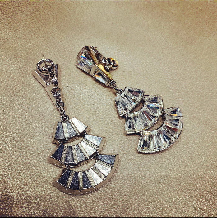 Yves Saint Laurent Crystal Statement earrings - The Hirst Collection