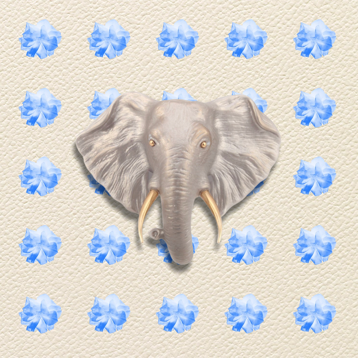 Elephant head brooch by Bill Skinner - The Hirst Collection