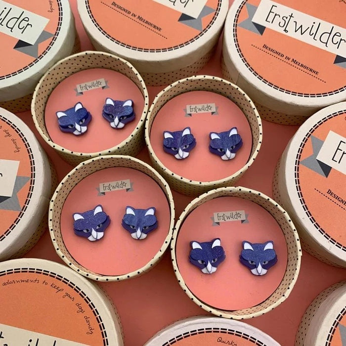 Erstwilder Le Beau Luscious earrings - The Hirst Collection