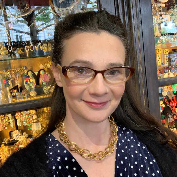 Dominique Aurientis twisted gold necklace - The Hirst Collection