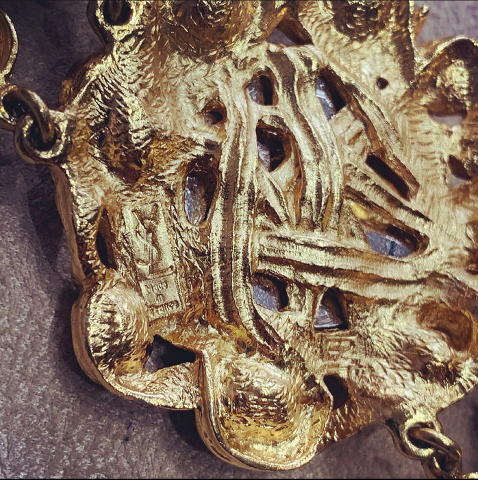 Yves Saint Laurent Red and Pink Statement bracelet - The Hirst Collection