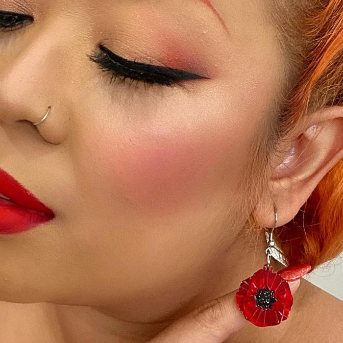 Erstwilder Poppy Field Drop Earrings - The Hirst Collection