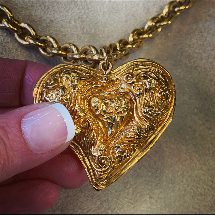 Christian Lacroix Heart Charm pendant necklace - The Hirst Collection