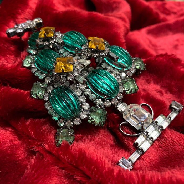 Larry Vrba Christmas Tree Brooch - The Hirst Collection