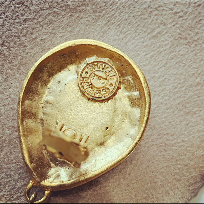 Edouard Rambaud pearl drop earrings - The Hirst Collection