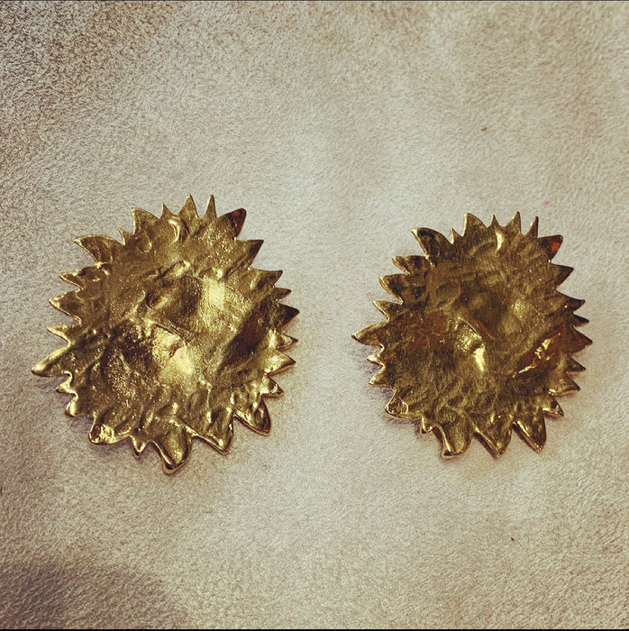 Yves Saint Laurent Gold Starburst earrings - The Hirst Collection