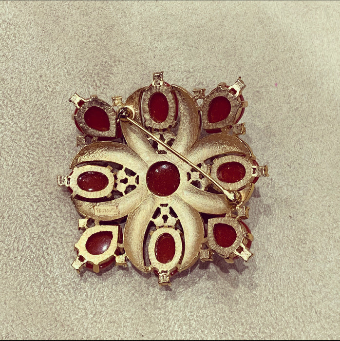 L’Orient Collection 1960s Statement Brooch by Trifari - The Hirst Collection