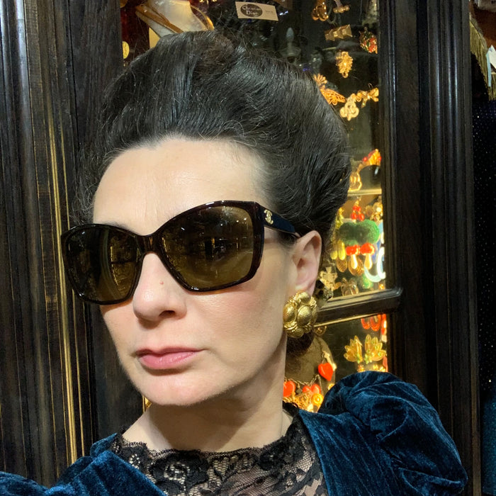 Christian Dior Gold Clip On Earrings 001 - The Hirst Collection