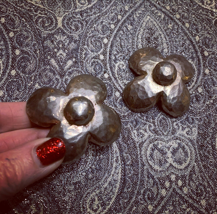 Alexis Lahellec silver big earrings