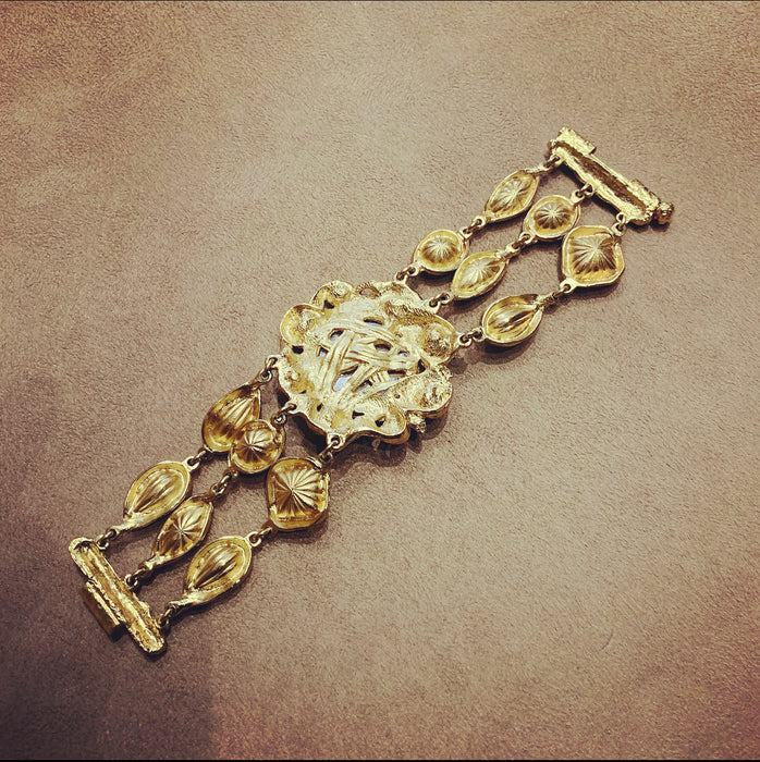 Yves Saint Laurent Blue Statement bracelet - The Hirst Collection