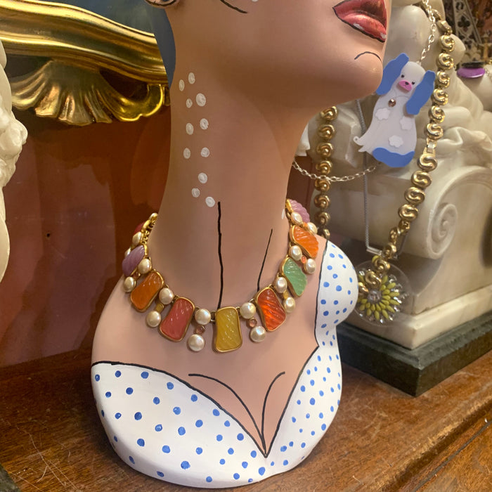 Anne Klein Statement Multicoloured Necklace - The Hirst Collection