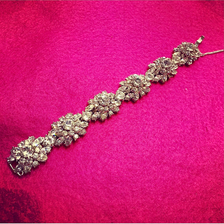 Crystal Vintage bracelet by Trifari - The Hirst Collection