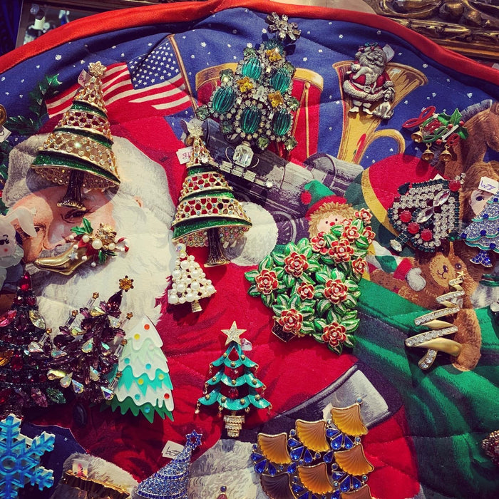 Pearl Christmas Tree Brooch - The Hirst Collection