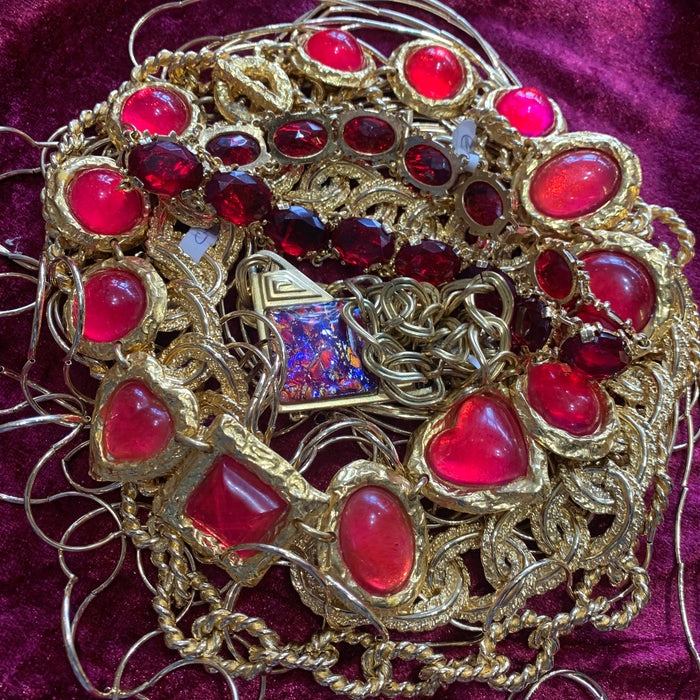 Edouard Rambaud Red heart necklace