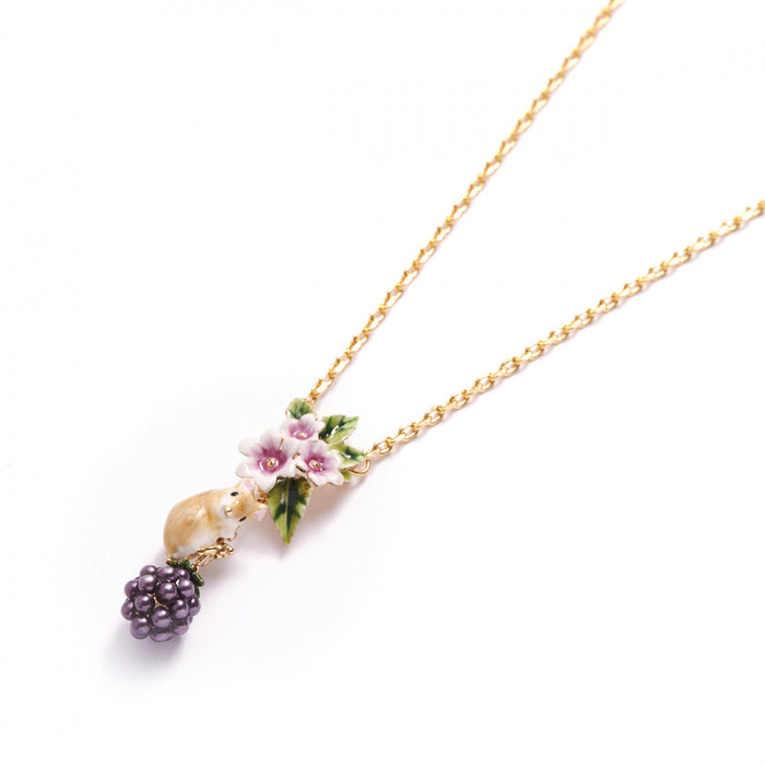 Blackberry and Mouse pendant by Bill Skinner - The Hirst Collection