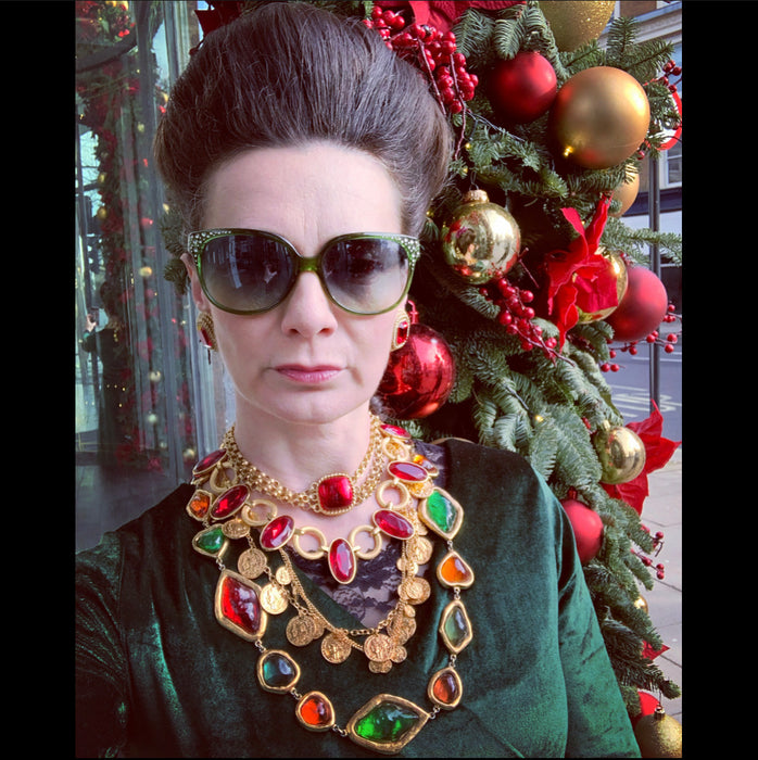 YSL vintage yves saint laurent link Necklace - The Hirst Collection