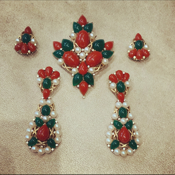 Kashmir Collection Brooch by Trifari - The Hirst Collection