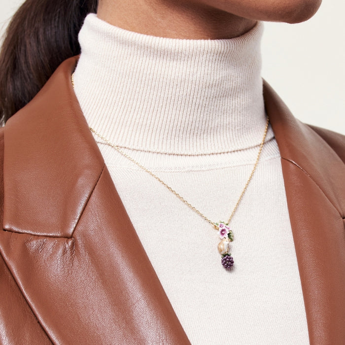 Blackberry and Mouse pendant by Bill Skinner - The Hirst Collection