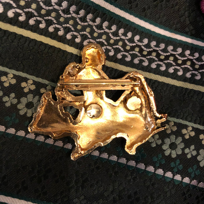 Gold Brooch