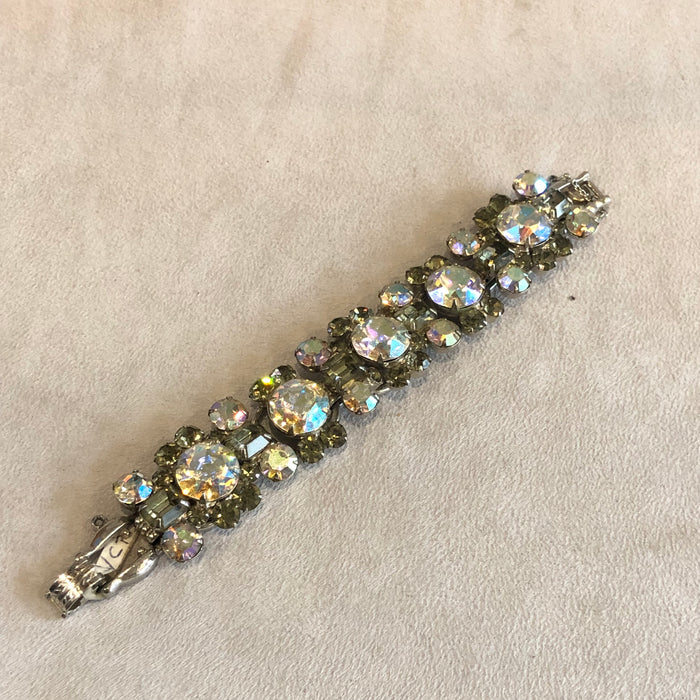 Julianna Bracelet Aurora Borealis Crystal Vintage