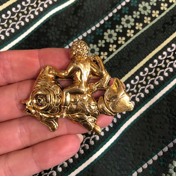 Gold Brooch