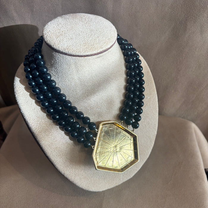 Black Yves Saint Laurent Necklace