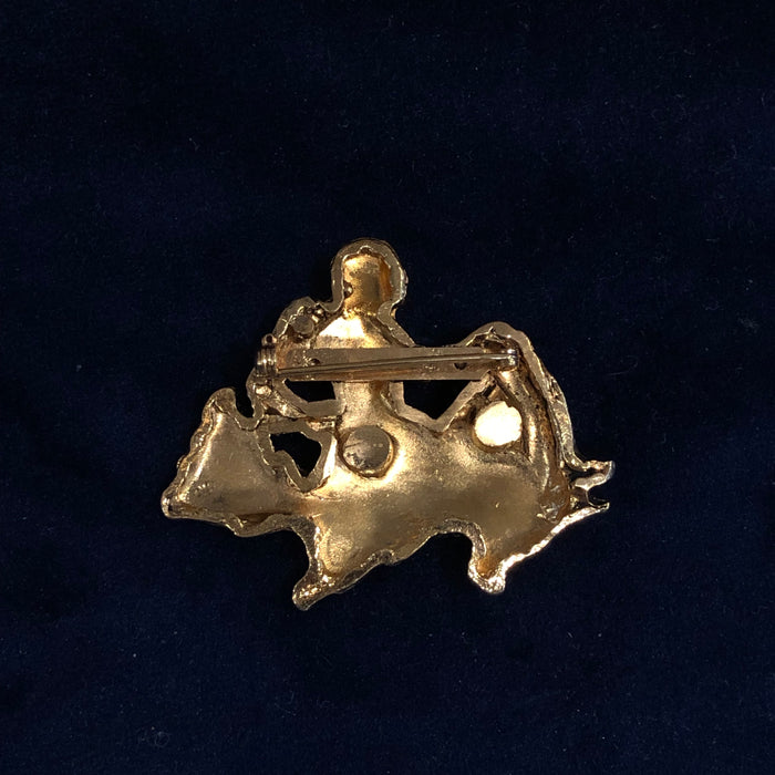 Gold Brooch