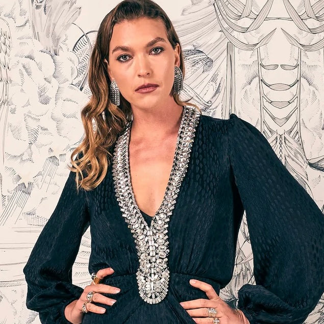 Chandelier diamante tassel Earrings