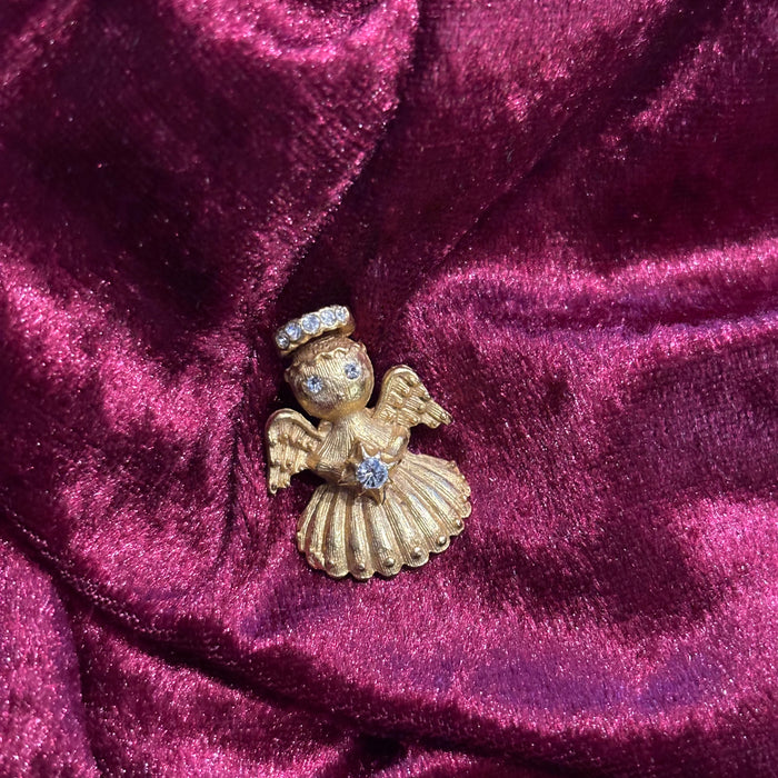 Butler & Wilson small angel brooch