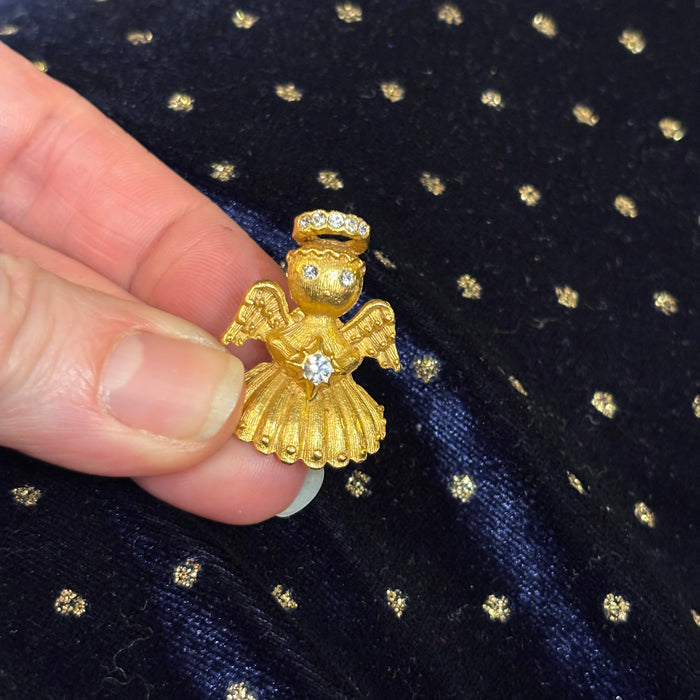 Butler & Wilson small angel brooch